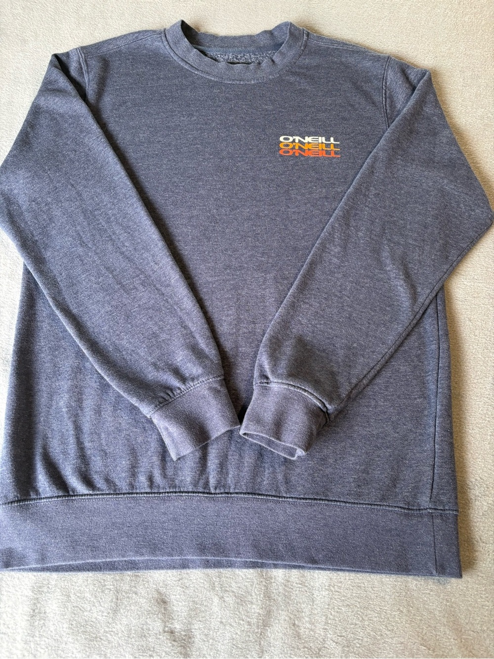 O'Neill Men's Crewneck Sweatshirt in Heather Blue